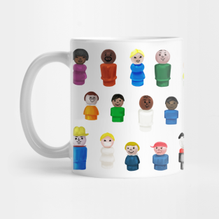 Fisher Price Little People Mug - Little Round People by Slightly Unhinged